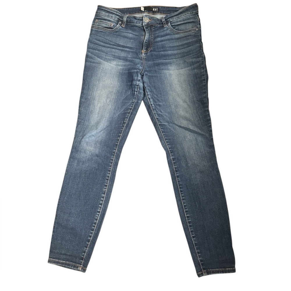 KUT FROM THE CLOTH women's size 8 blue jeans luxury denim EUC - Picture 3 of 14
